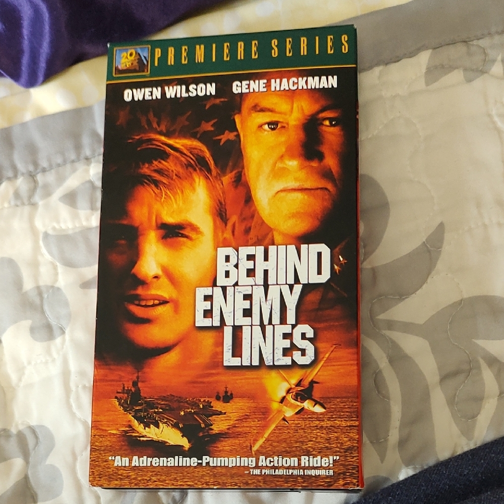 Behind Enemy Lines VHS Tape